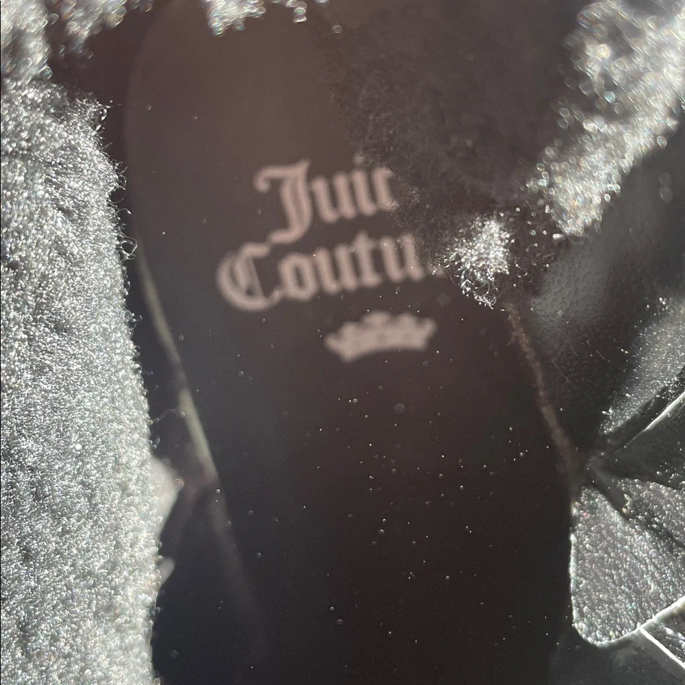 Juicy Couture Black Wedge Boots